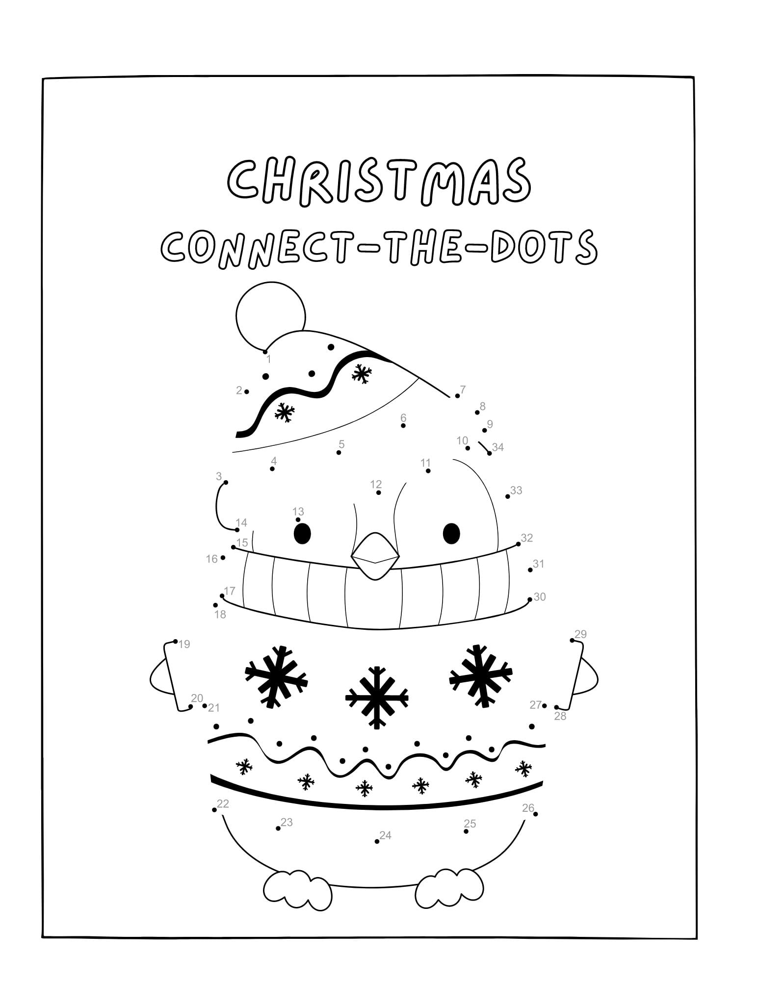 40 free christmas printables & activity sheets for kids